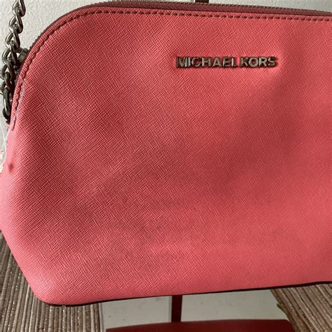 salmon small crossbody salmon pink michael kors crossbody|Michael Kors silver perfume.